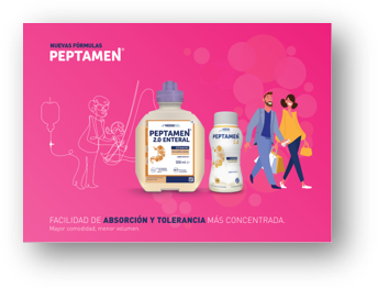 Descubre las nuevas fórmulas Peptamen 1.6 oral y Peptamen 2.0 Enteral